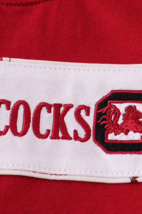 South Carolina Gamecocks embroidery shorts set